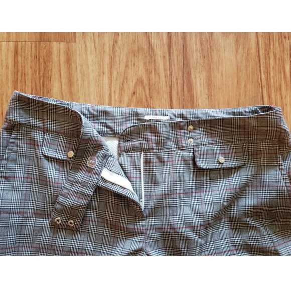 IZOD Straight Fit Plaid Pants (Size 8) - Picture 5 of 6